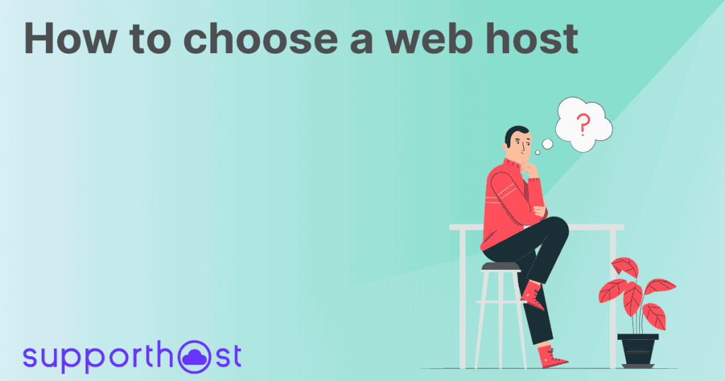 How To Choose A Web Host