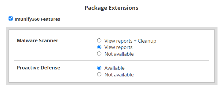 Package Extensions