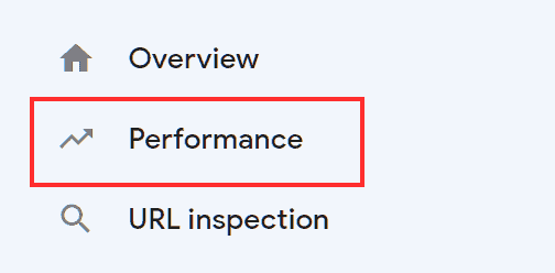 Performance Google Search Console