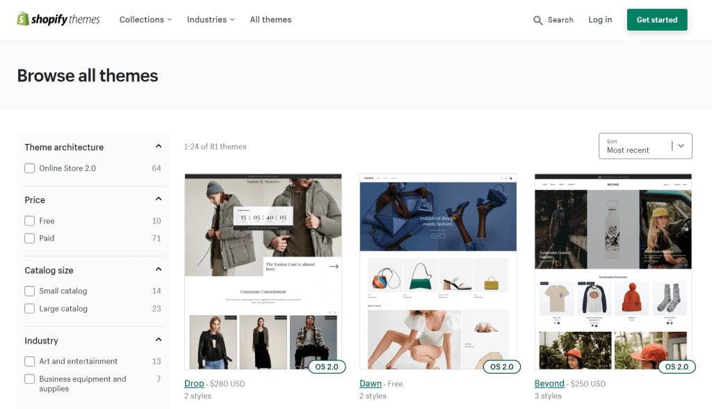Shopify Ecommerce Themes And Templates