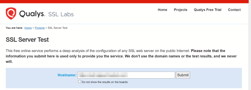 Ssl Server Test Online