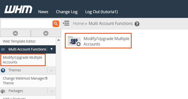 Upgrade Multiple Accounts