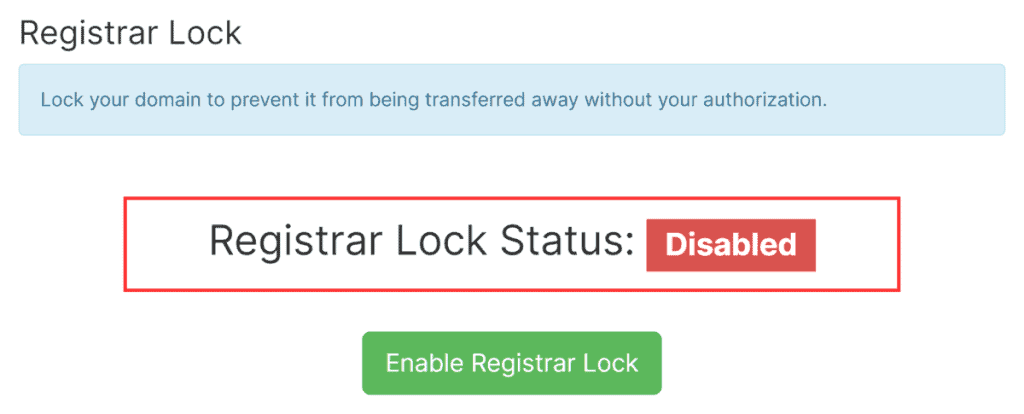 Check If You Have A Locked Domain