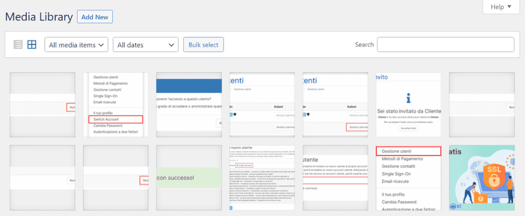 Wix To WordPress Media Library After Import