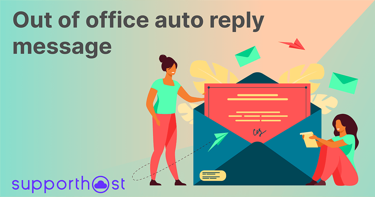 Out of office auto reply message
