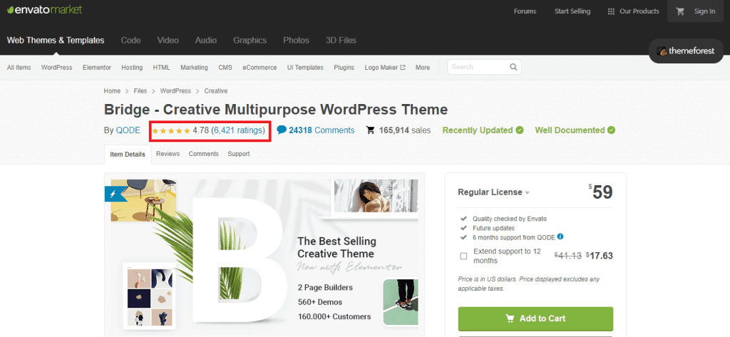 Themeforest Theme Reviews