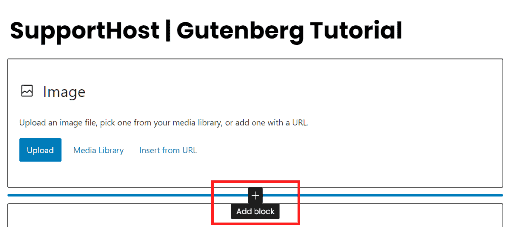 Gutenberg Add A Block