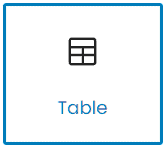 Gutenberg Table Block Button