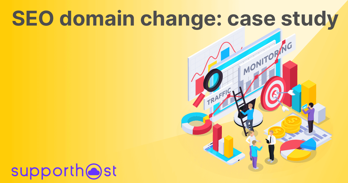SEO domain change: case study