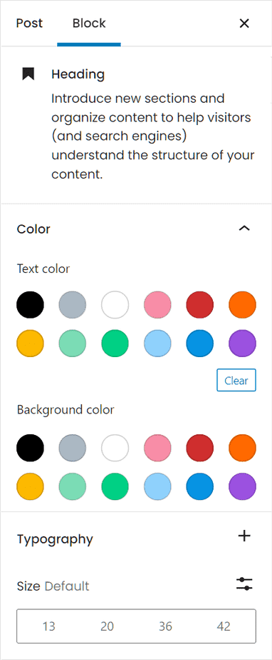 Title Block Settings