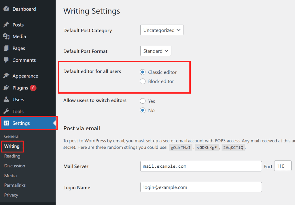 Wordpress How To Change Default Editor