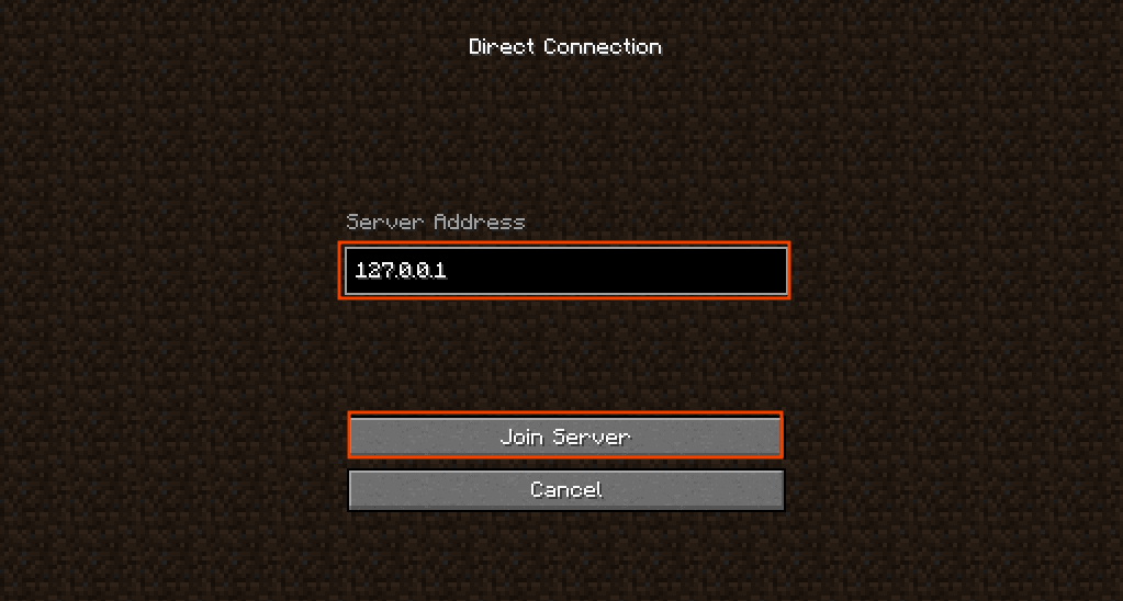 Minecraft Multiplayer Direct Connection