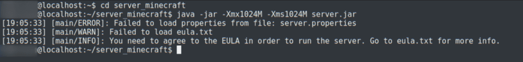Minecraft Server On Linux Eula Error