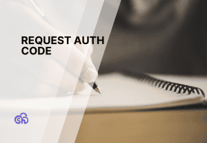 How to request the auth code