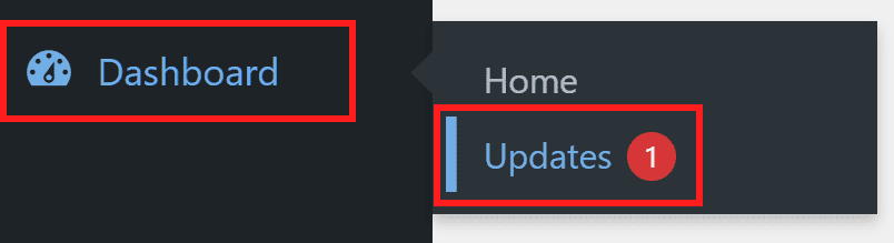 Wordpress Dashboard Updates