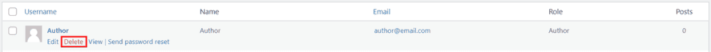 Wordpress Tutorial Delete A User