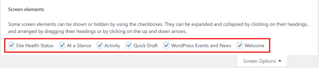 Wordpress Tutorial Edit Screen Options