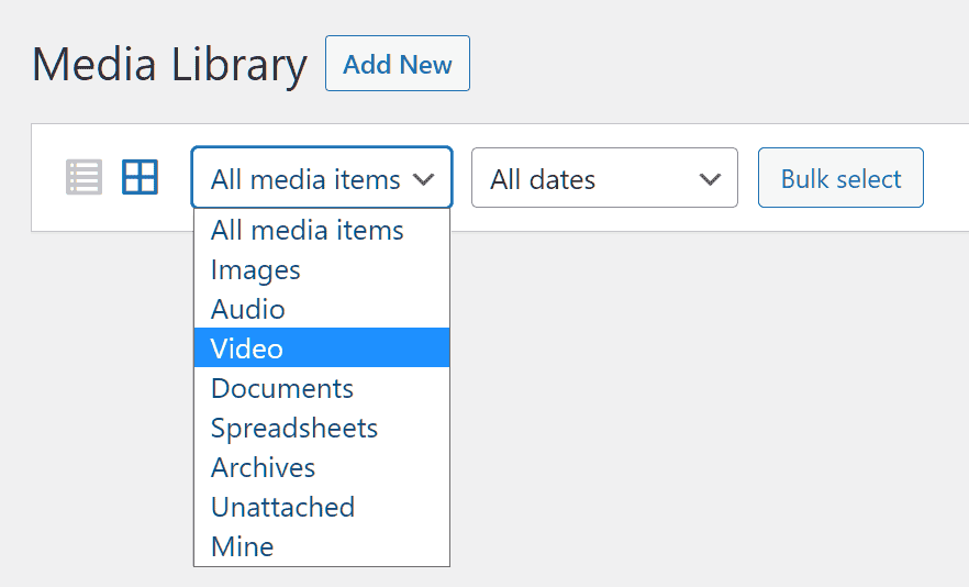 Wordpress Tutorial Filter Media Library