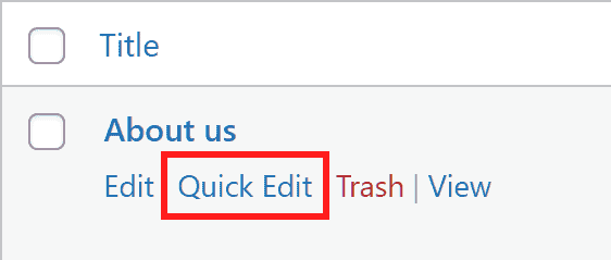 Wordpress Tutorial Quick Edit Pages