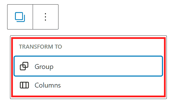 Wordpress Tutorial Trasform Blocks To Groups And Columns