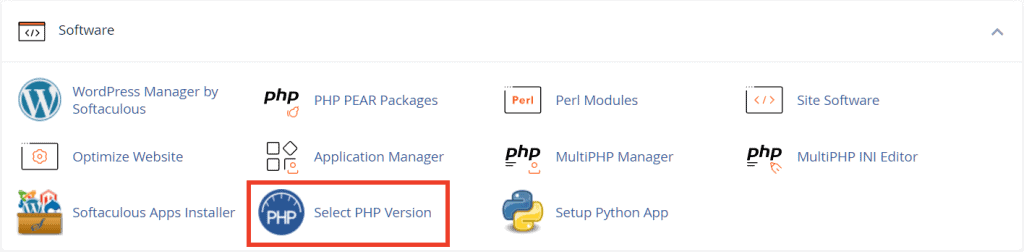 Cpanel Select Php Version Settings