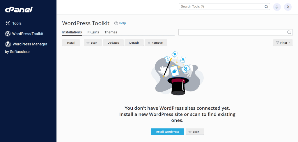 Cpanel WordPress Toolkit