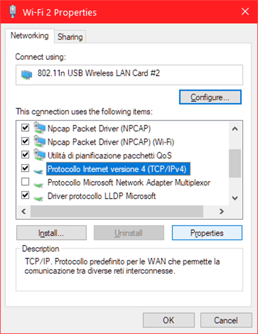 Ethernet Ipv4 Property