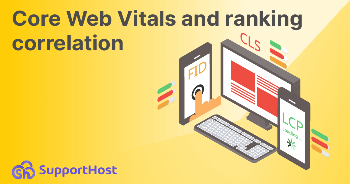 Core Web Vitals and ranking correlation