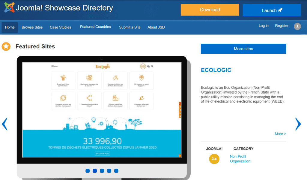 Joomla Website Showcase