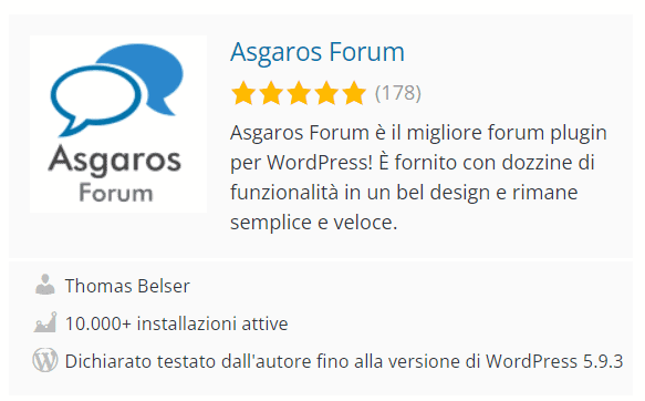 Asgaros Forum WordPress Plugin