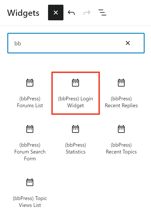 Bbpress Add A Login Widget