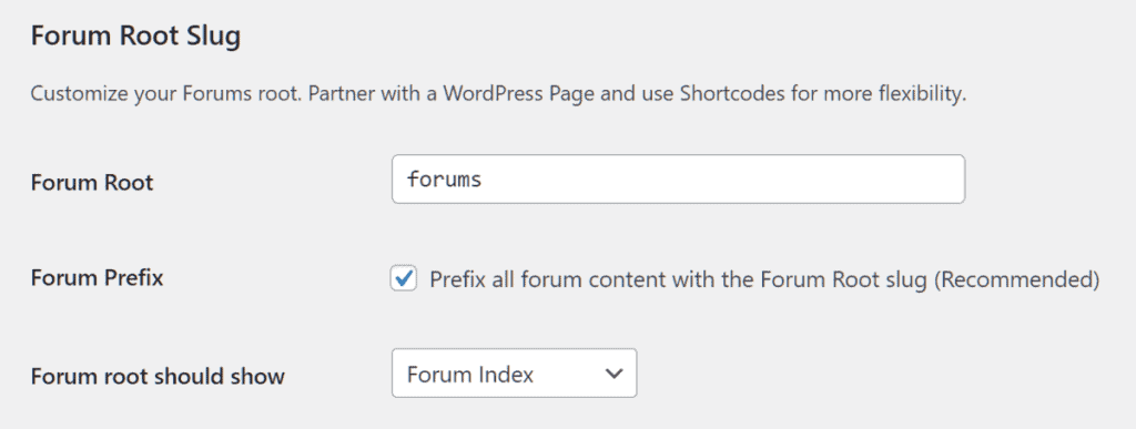 Bbpress Forum Root Slug