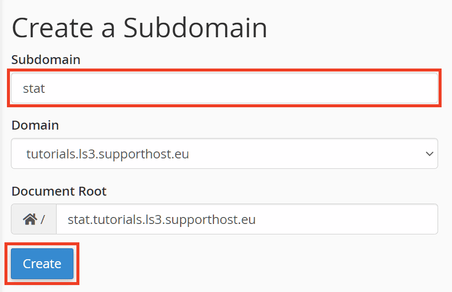 Cpanel Create A New Subdomain