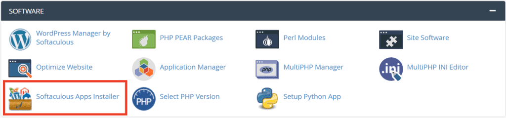 Cpanel Softaculous App Installer