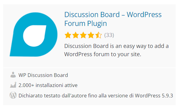 Discussion Board WordPress Plugin