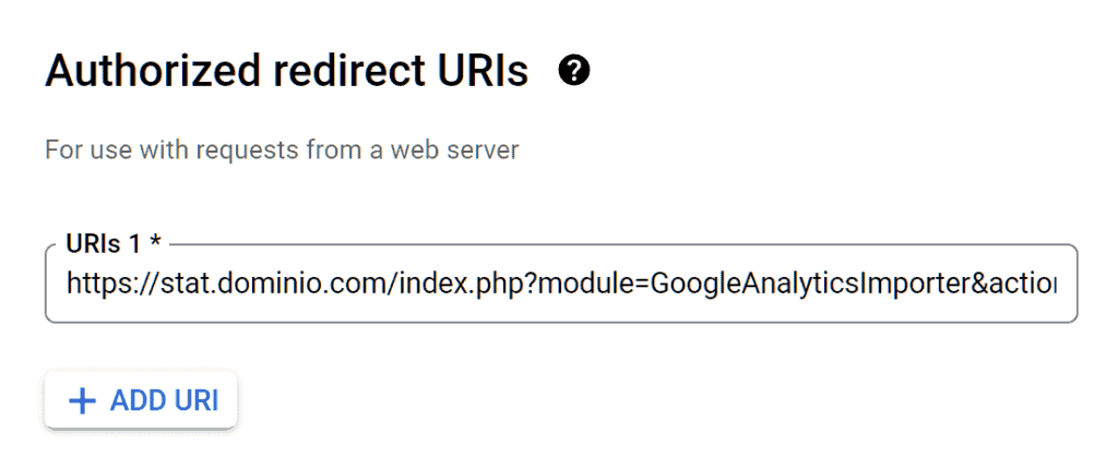 Authorized Redirect Urls