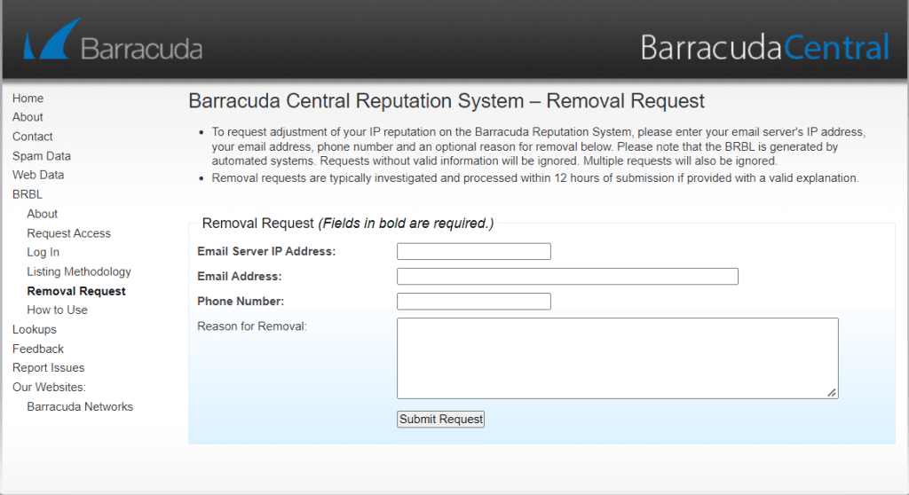 Barracuda Remove A Domain From A Blacklist