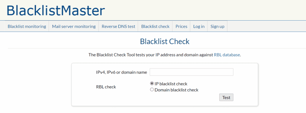 Blacklistmaster Blacklist Check Tool