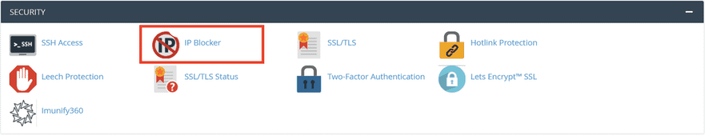 Cpanel Block Ip Addresses