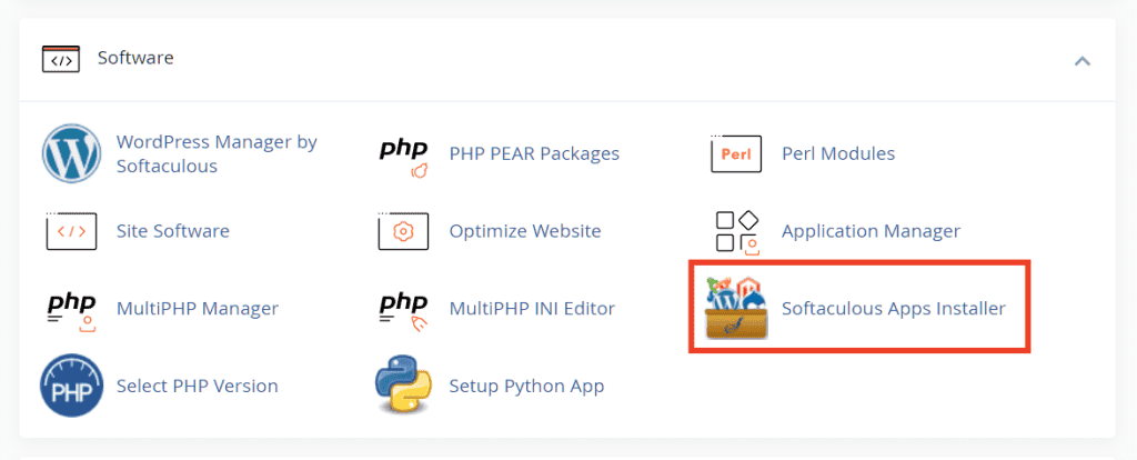 Cpanel Softaculous App Installer Tab