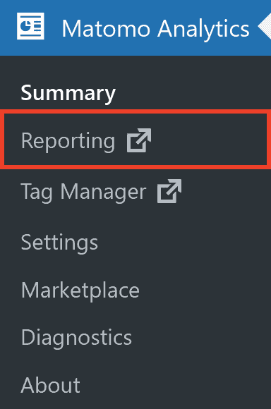 Matomo Analytics Reporting