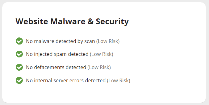 Sucuri Malware And Security Scan