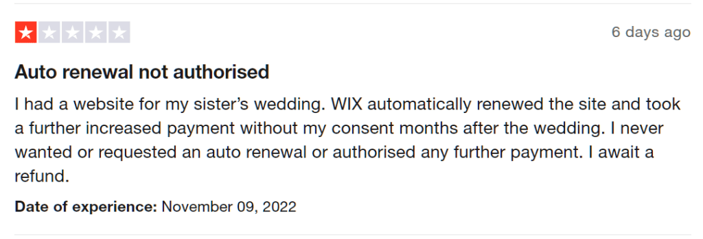 Wix Client Review 7