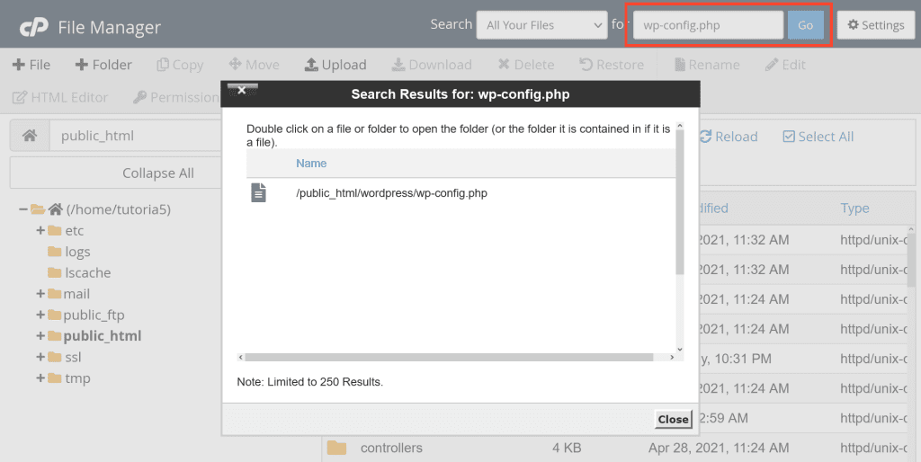 Cpanel Find Wp Config File