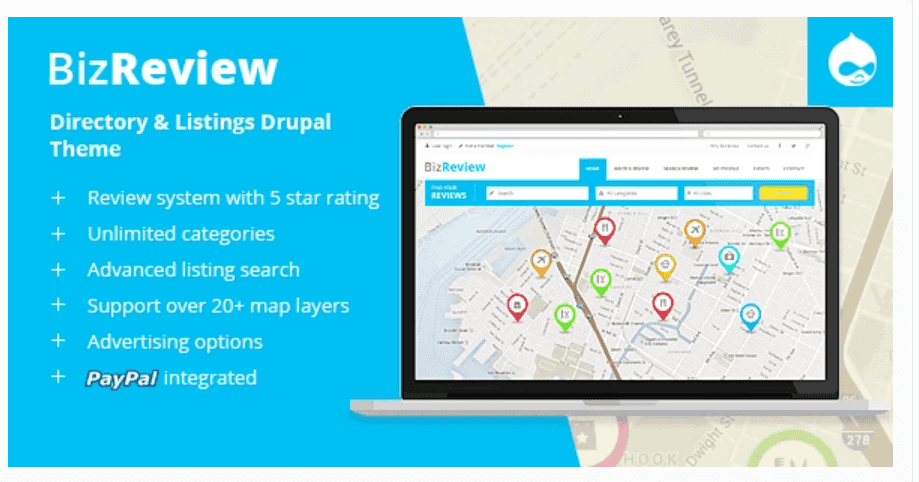 Drupal Themes Bizreview