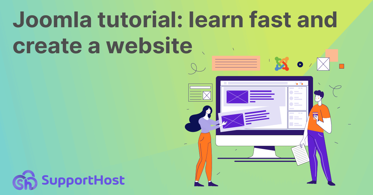 Joomla tutorial: learn fast and create a website