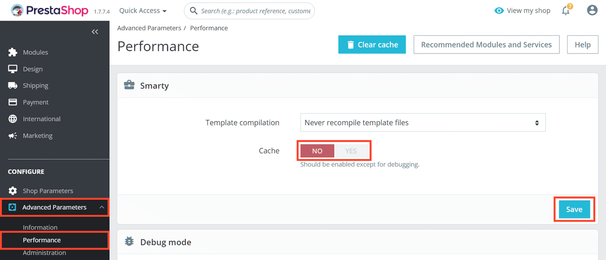how to edit settings - supporthost Images High... How to upgrade PrestaShop - SupportHost