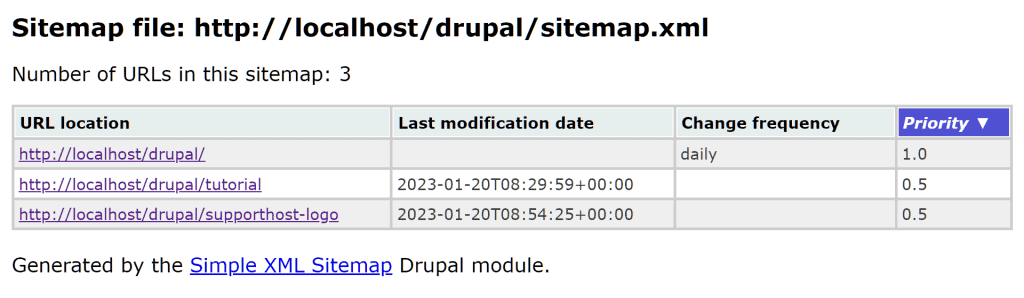 Drupal Seo Sitemap Module Update Sitemap