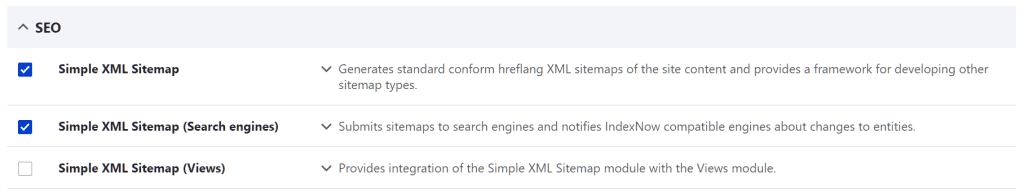 Installare Modulo Simple Xml Sitemap Drupal