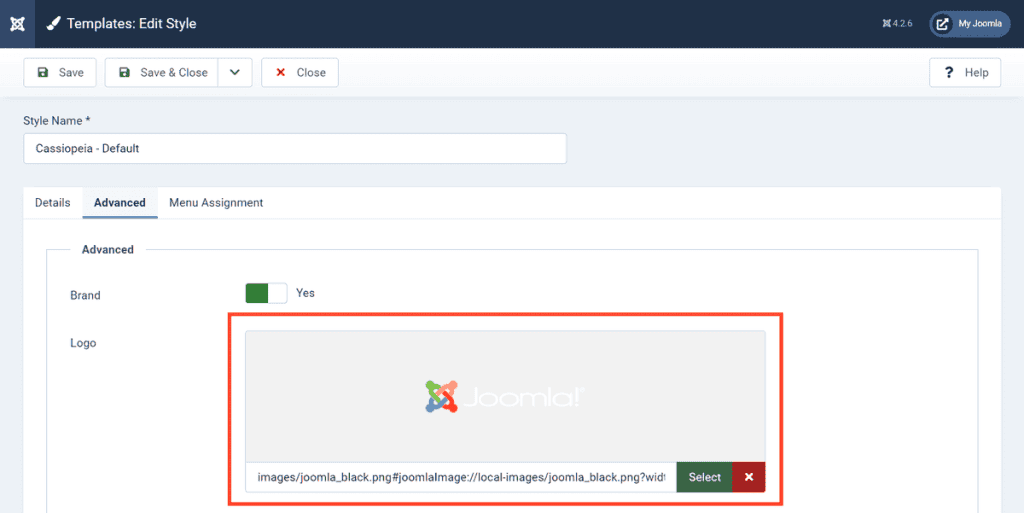 Joomla Tutorial Add Logo Template